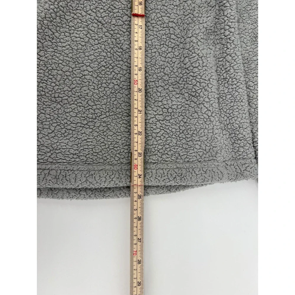 Patagonia Los Gatos 1/4 Zip Fleece Pullover‎ Grey Sherpa Women Medium